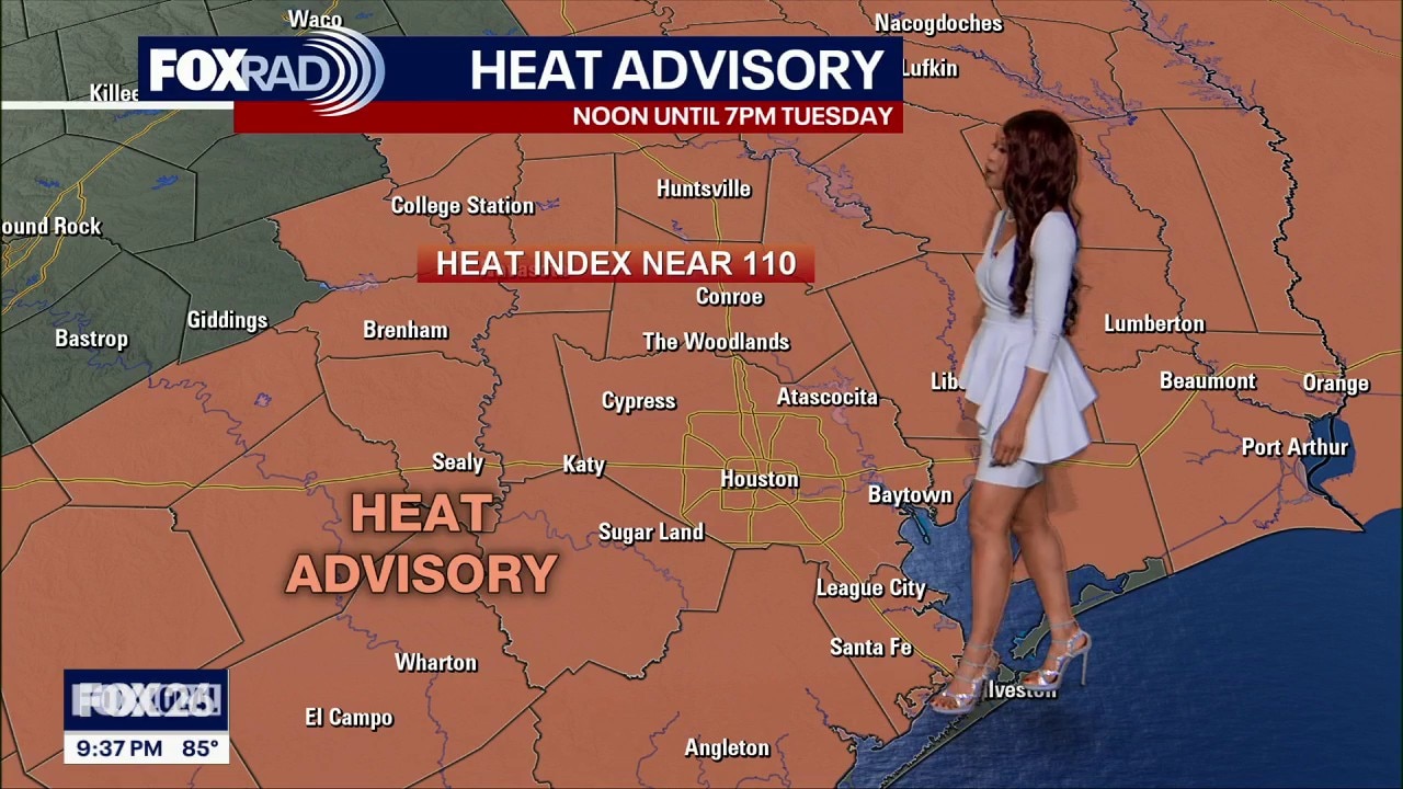 Houston weather: Heat advisory for Tuesday across the area