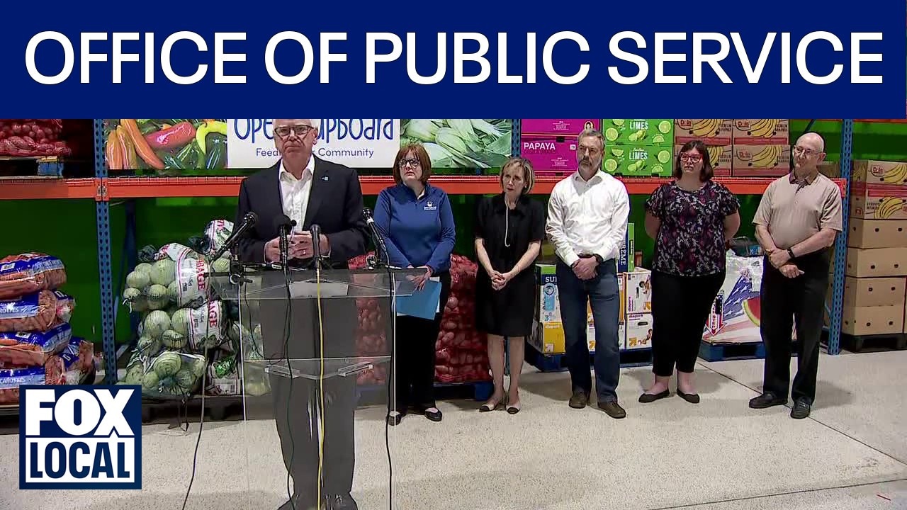 Gov. Walz launches Office of Public Service at Open Cupboard