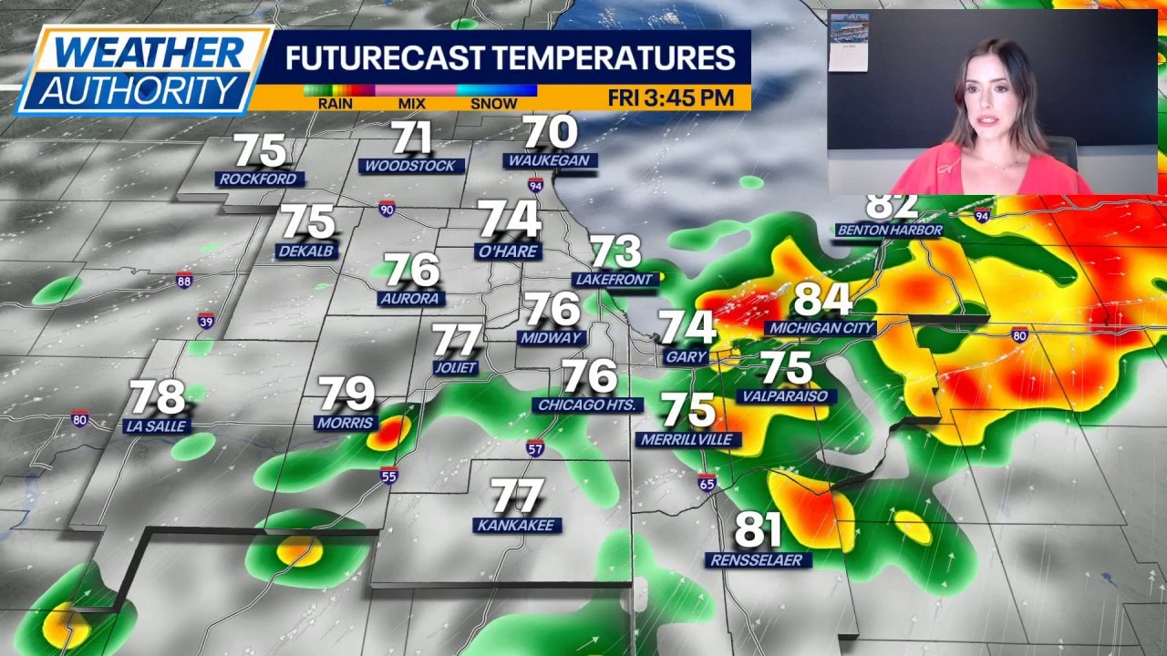 Chicago weather: Strong storms possible tonight across Chicagoland