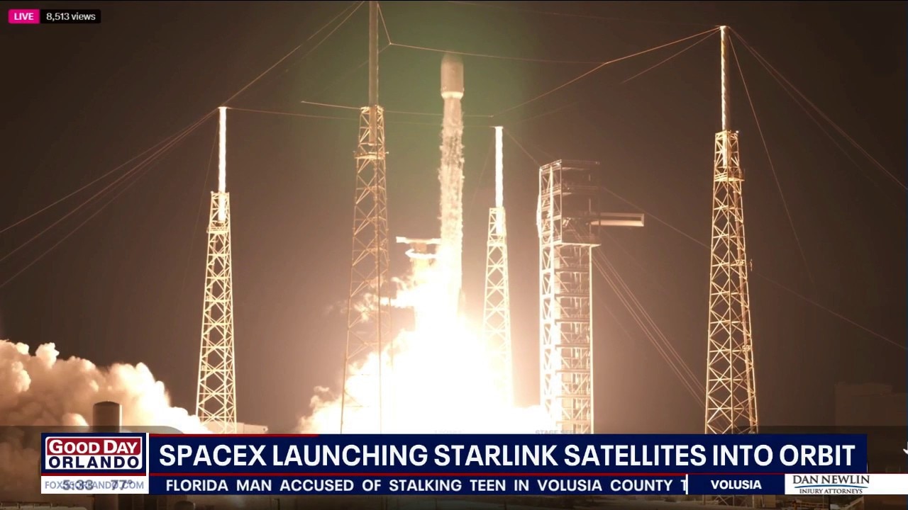 SpaceX launches Starlink satellites into orbit