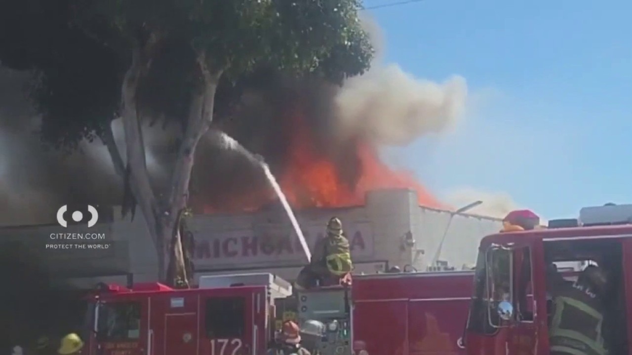 Businesses destroyed in Inglewood fire