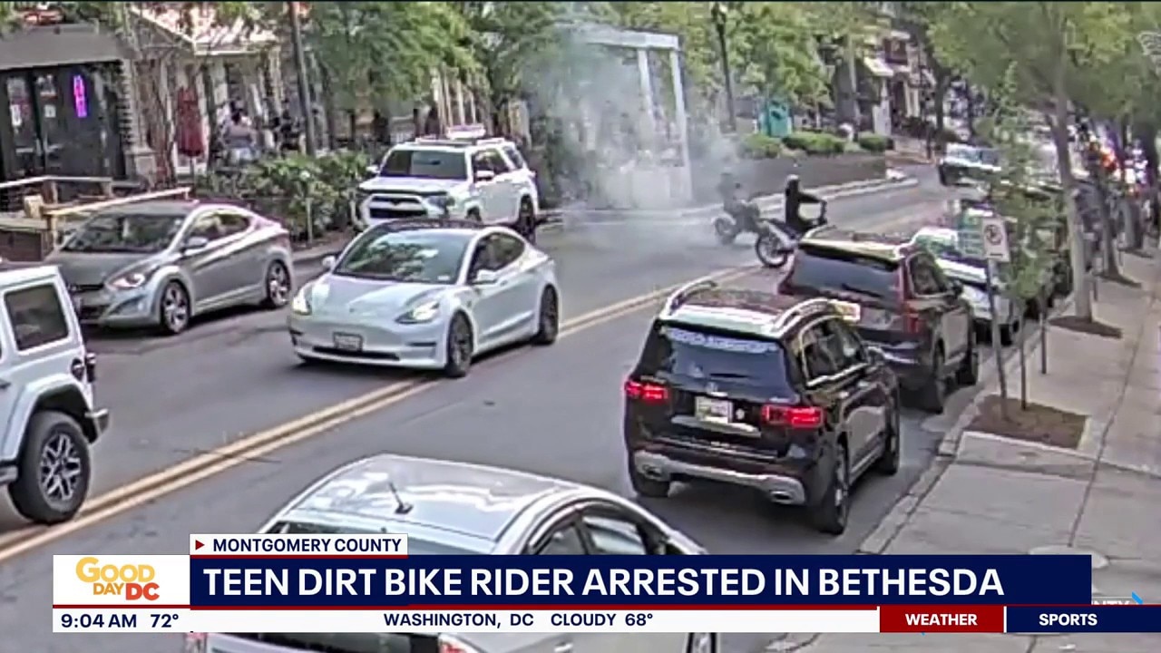 Teen dirt bike rider arrested in Bethesda