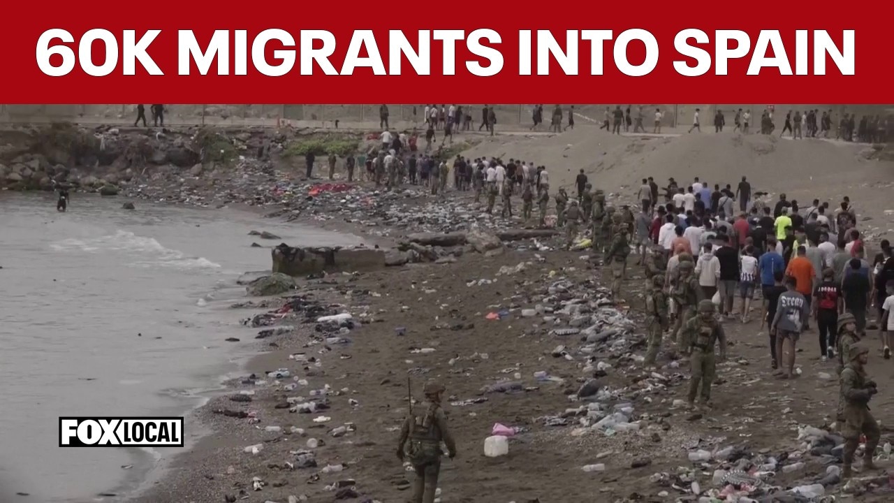 60,000 migrants from Morocco enter Ceuta, Spain: AP