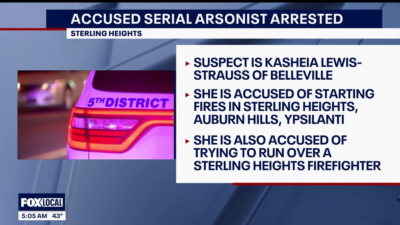 Belleville woman arrested for trying to set utility poles on fire