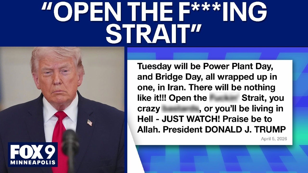 Trump ultimatum: Open Strait of Hormuz or face attacks
