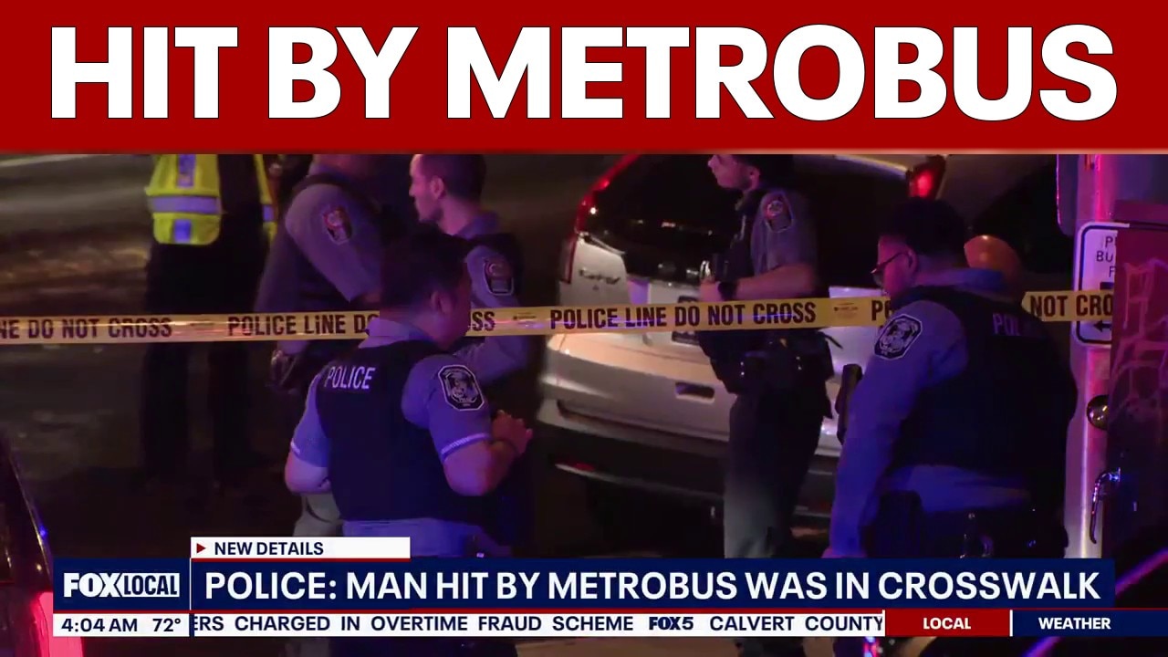 Police: Man hit by Metrobus was in crosswalk