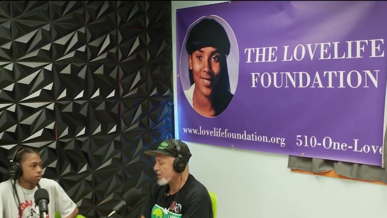 Oakland's McClymonds High podcast studio renamed in honor of Lo'Eshe Lacy as city continues 'Love Life Week'