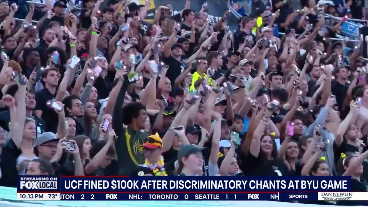 UCF fined $100K by Big 12 Conference over student chants