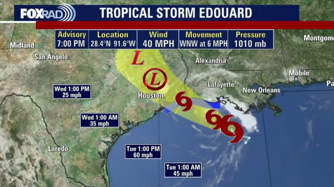 Timeline: How will Tropical Storm Edouard affect the Houston area?