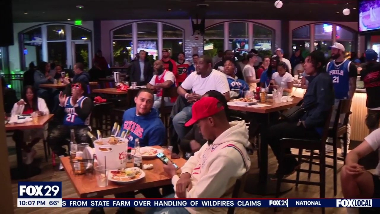Fans flock to Chickie's & Pete's for Phillies, Flyers and Sixers games
