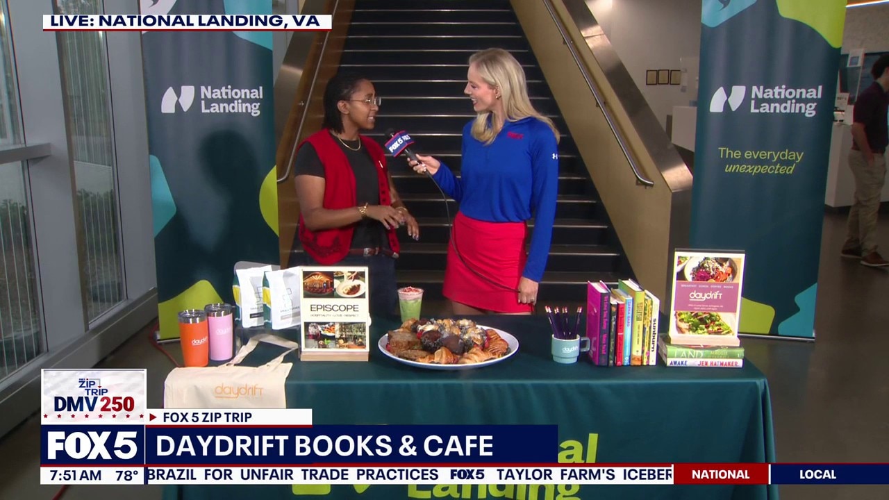 FOX 5 Zip Trip 8AM: Daydrift Books & Cafe