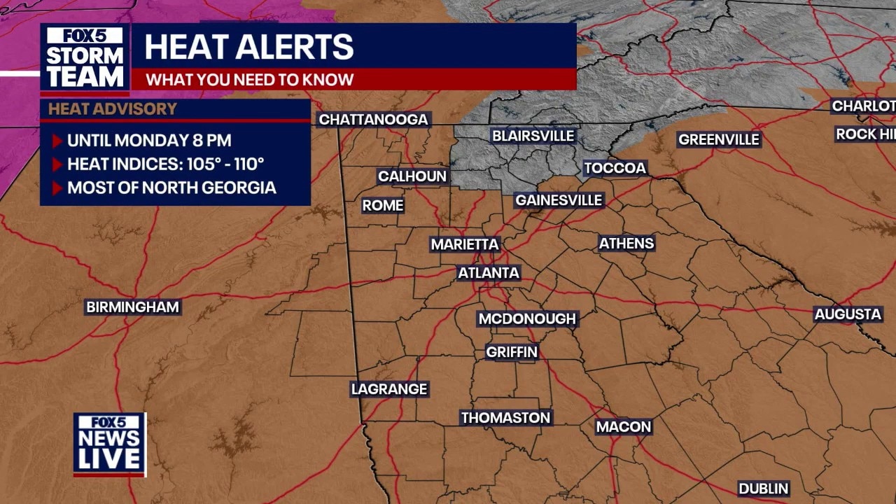 Sunday morning: Heat advisory continues as temperatures soar