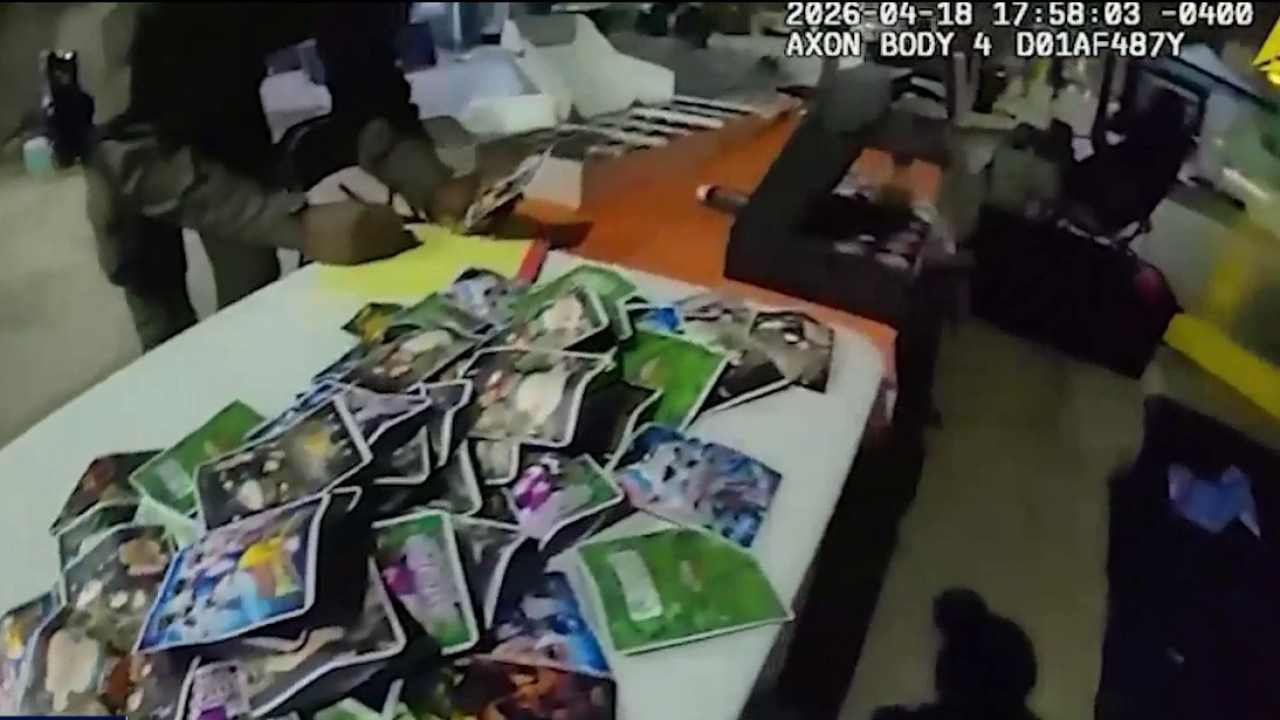 Bodycam shows 70 people fleeing warehouse raid