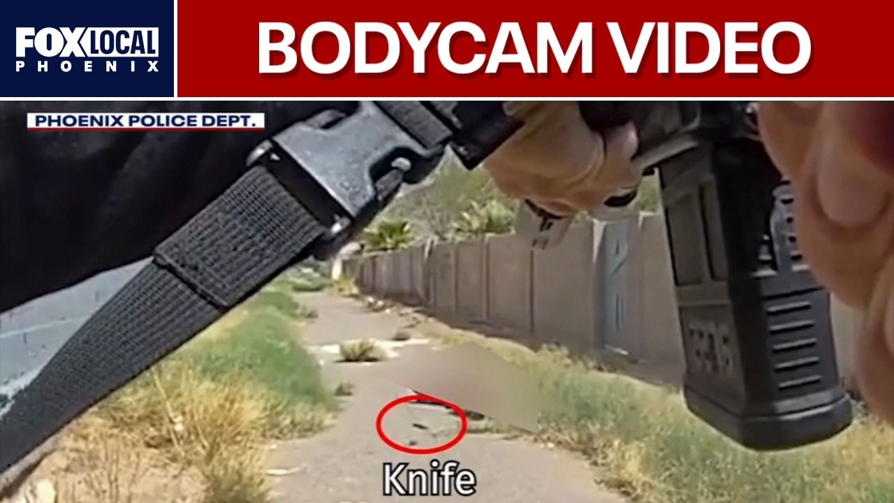 Bodycam video shows Phoenix Police shoot man armed with knife