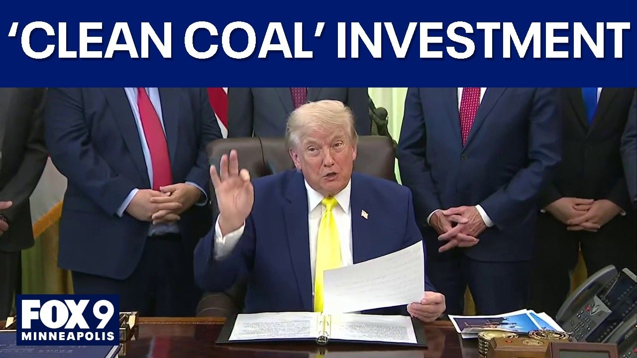 ‘Clean coal’ investment promoted by Trump