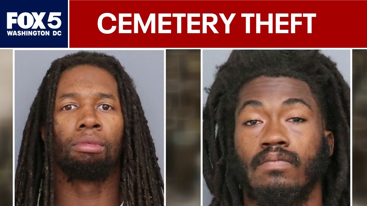 2 arrested in bronze vase theft from Maryland cemetery