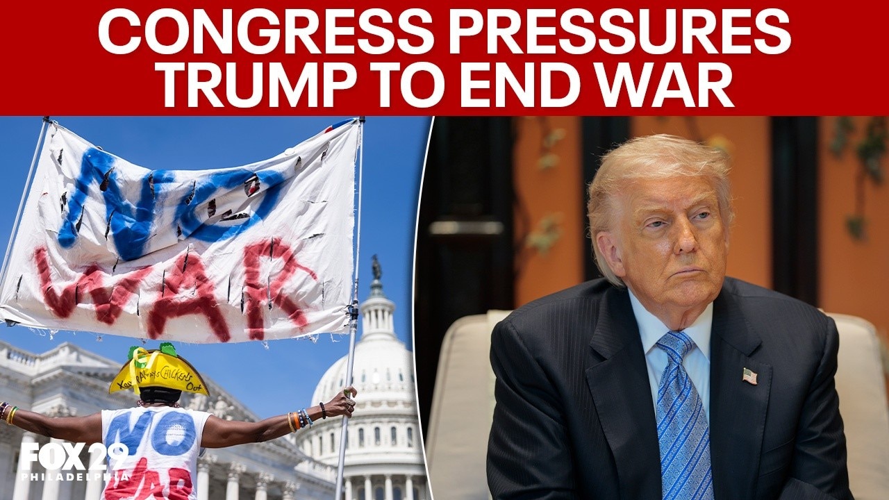 Congress pressures Trump to end war in Iran