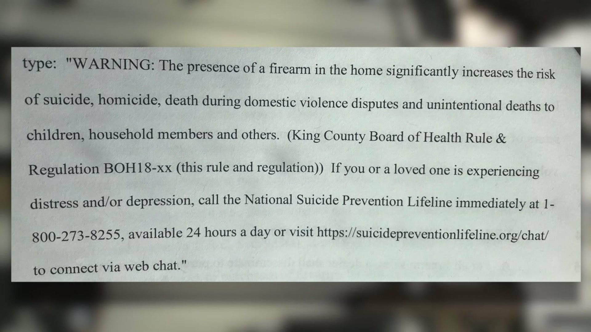 King County officials popose new gun regulations