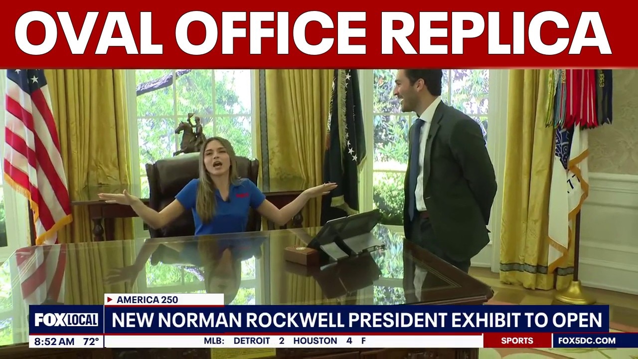 America 250: Inside the Oval Office replica exhibit