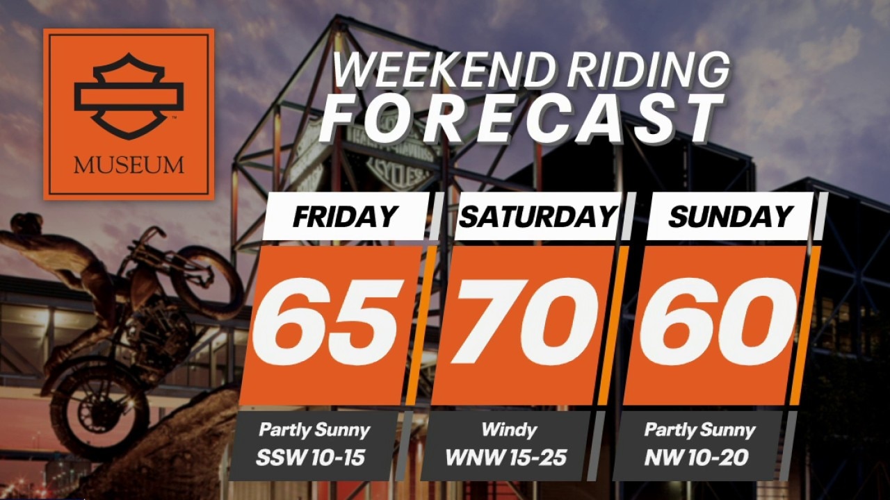 Weekend Riding Forecast for May 8-10