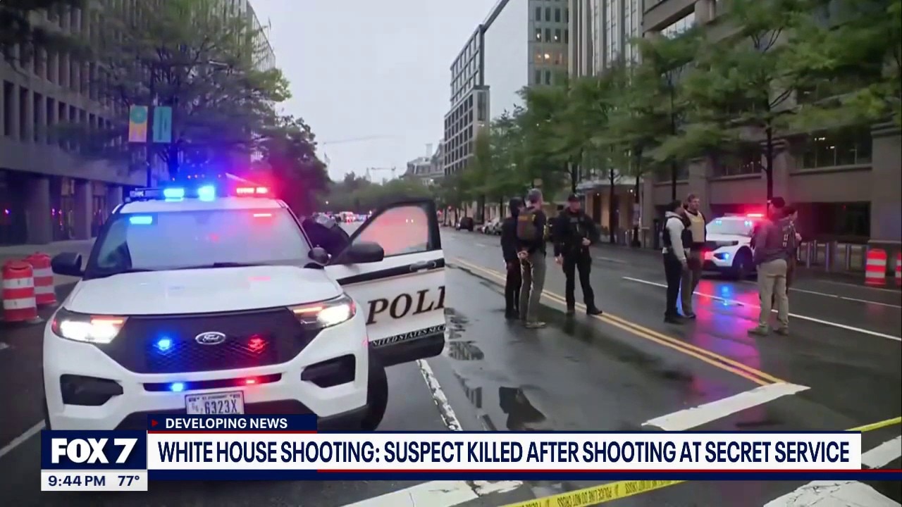 Suspect dead, 1 injured after shooting near White House