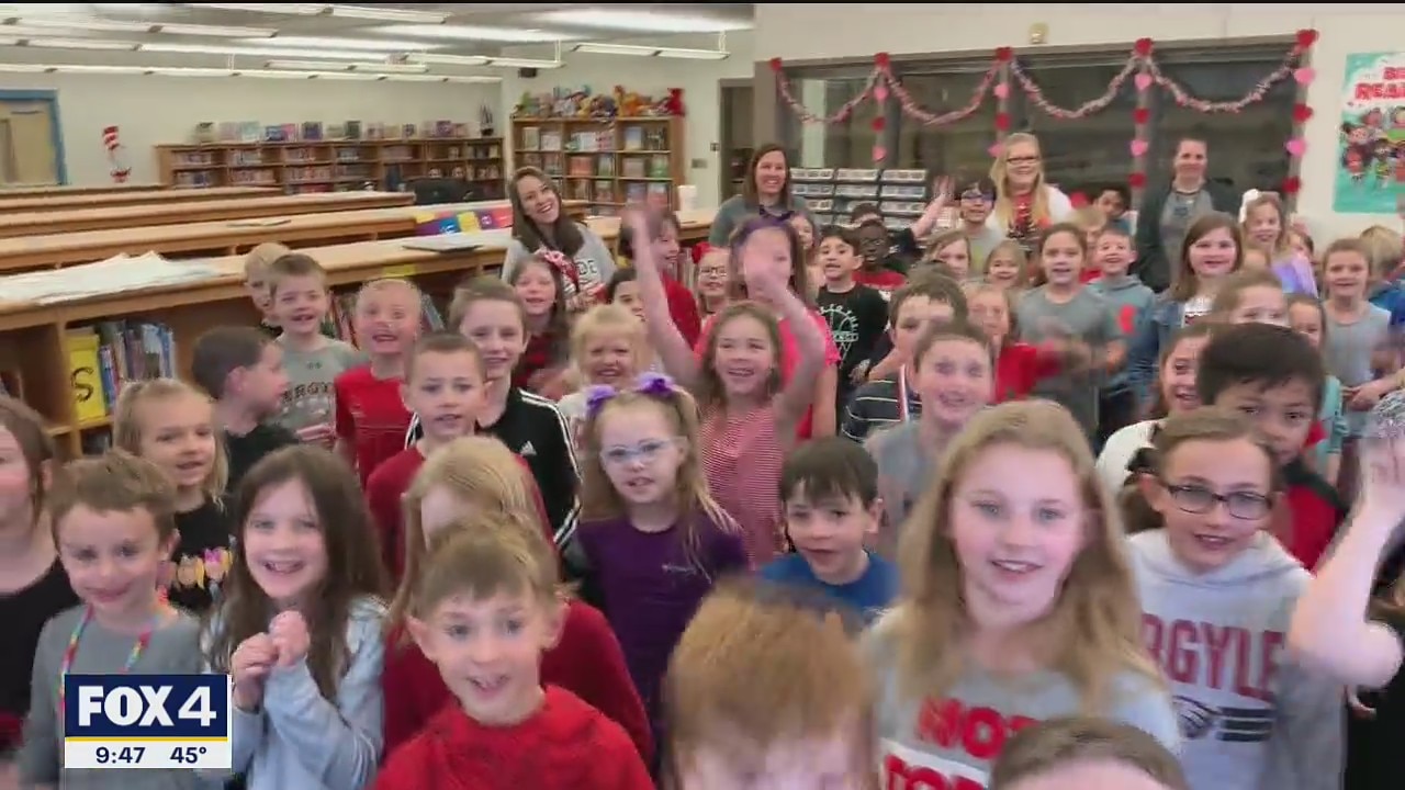 Meteorologist Kylie Capps visits Hilltop Elementary