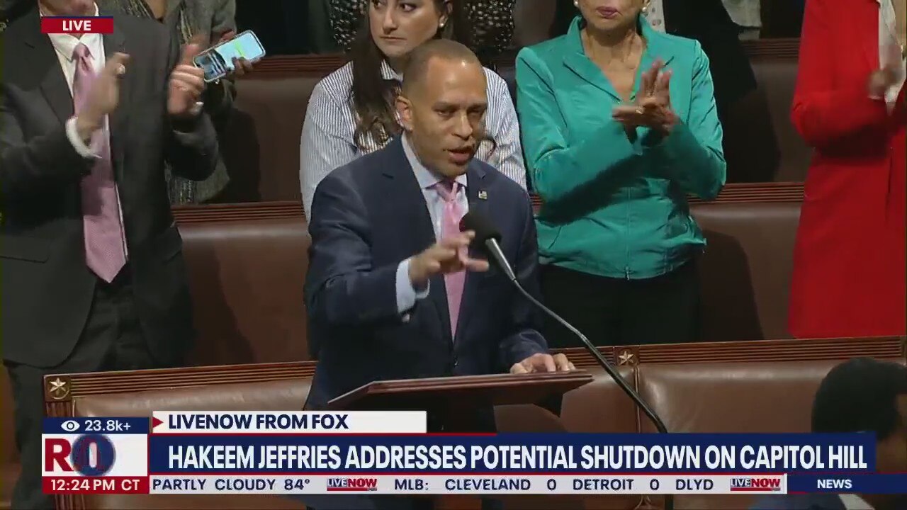 Hakeem Jeffries addresses potential shutdown
