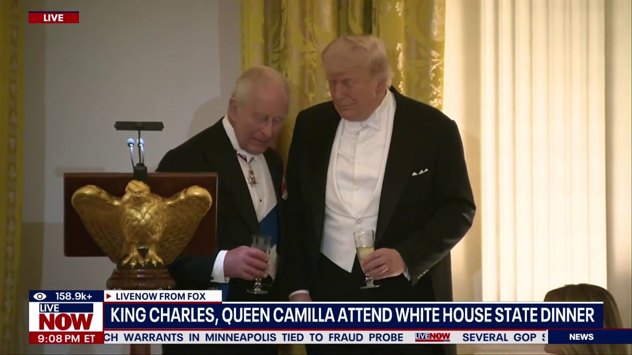 Trump hosts King Charles for White House State Dinner