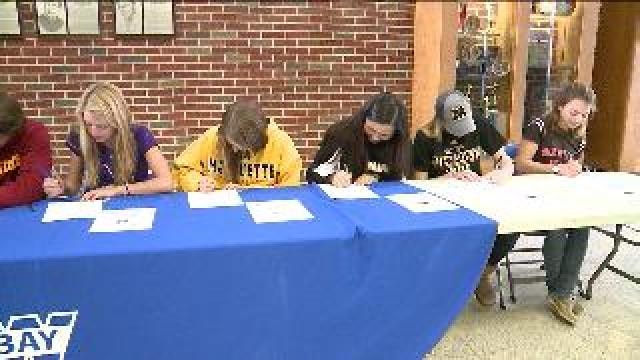 Nine Whitefish Bay athletes sign letters of intent Wednesday