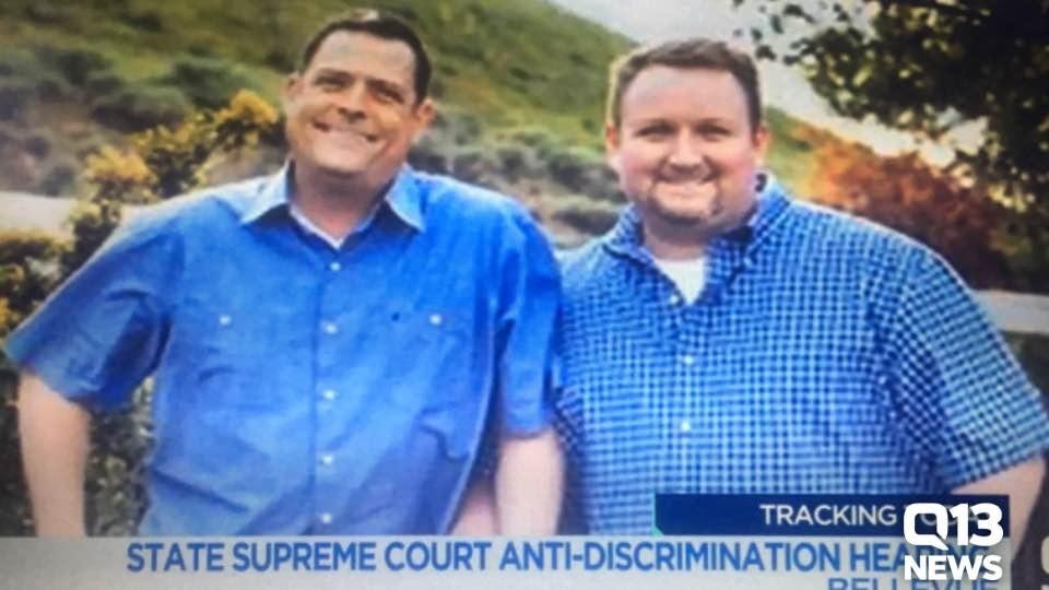 State supreme court hears case of florist who refused flowers for same-sex wedding