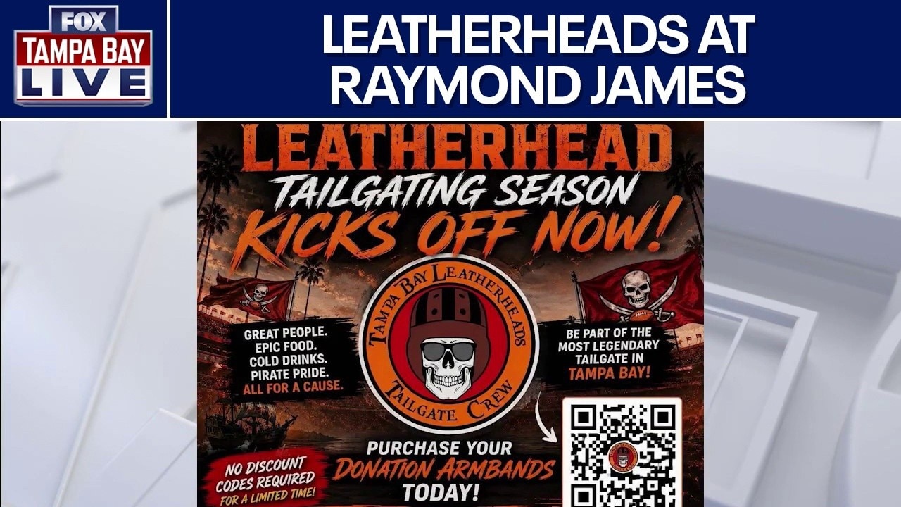 Leatherheads tailgate at Raymond James Stadium