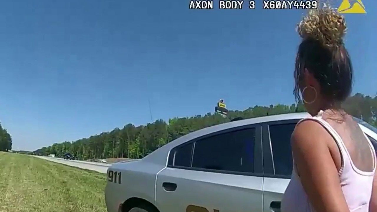 Stepmom arrested after child found on side of interstate