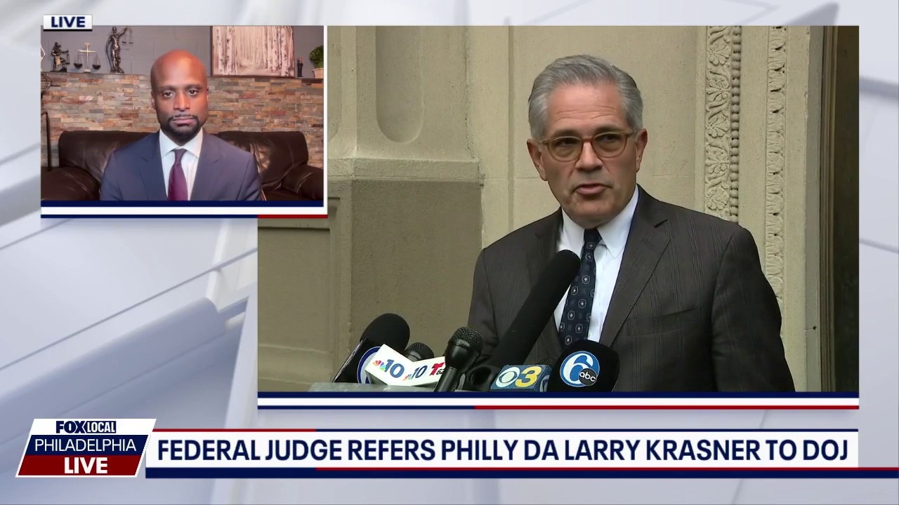 Federal Judge refers Philadelphia District Attorney Larry Krasner to Department of Justice