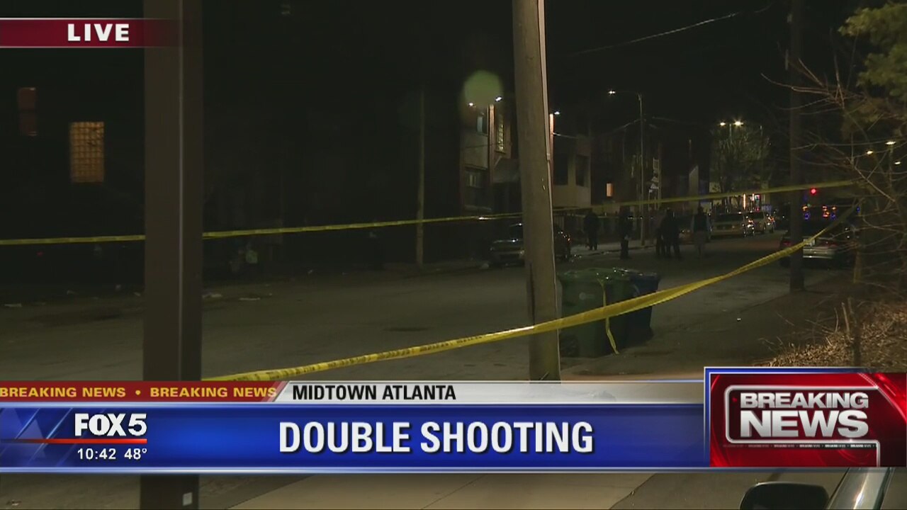 Double shooting Midtown Atlanta