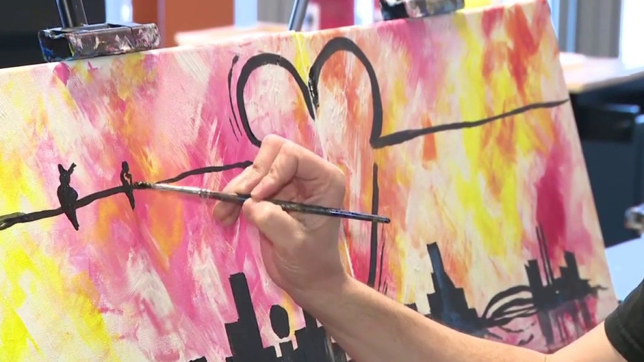 Bonding over painting at The New Fashioned