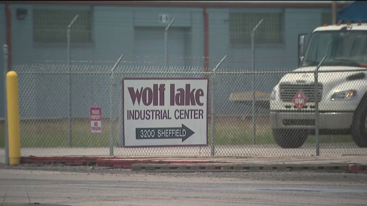 Chicago Bears conduct soil testing at Indiana's Wolf Lake Terminal