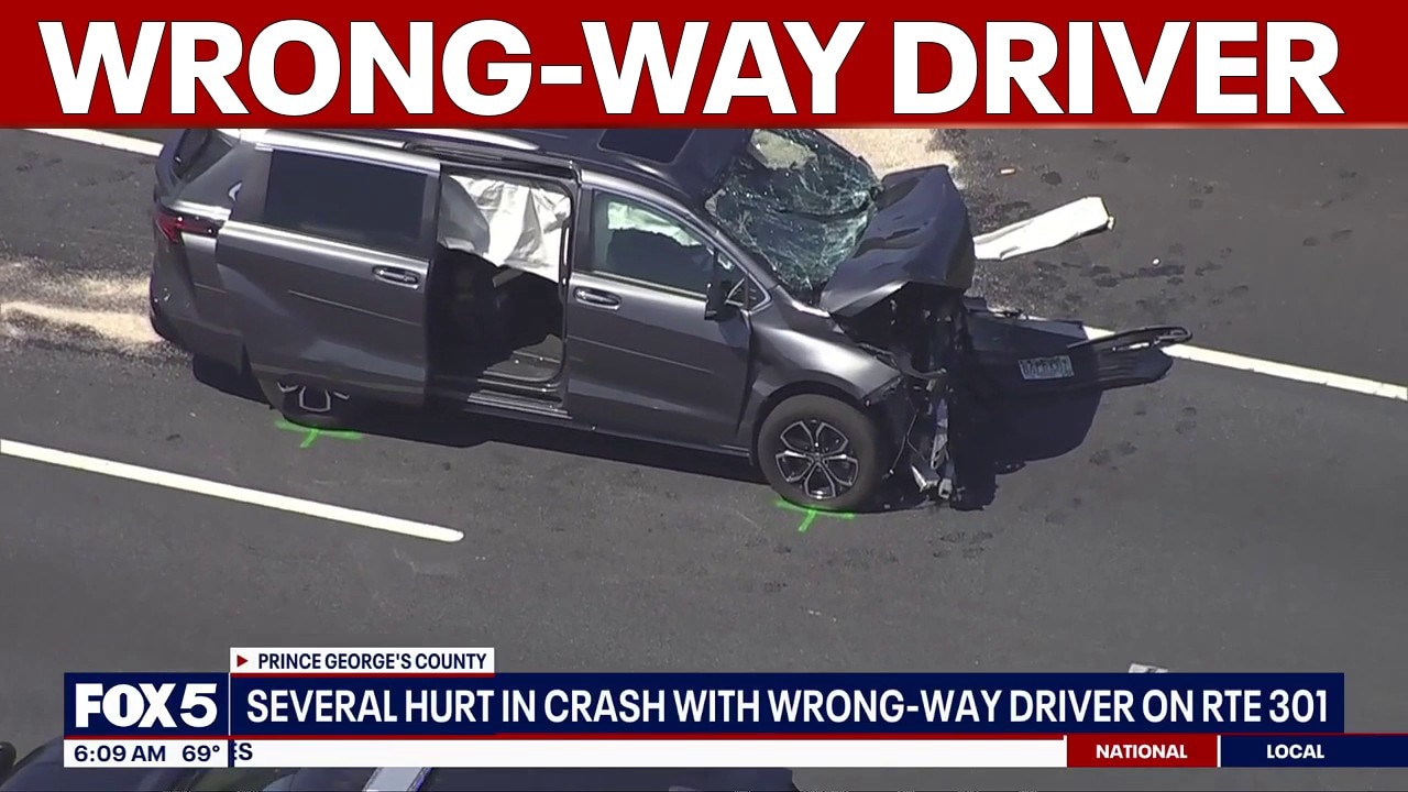 Several hurt in crash with wrong-way driver on Rt. 301 | FOX 5 AT 6AM