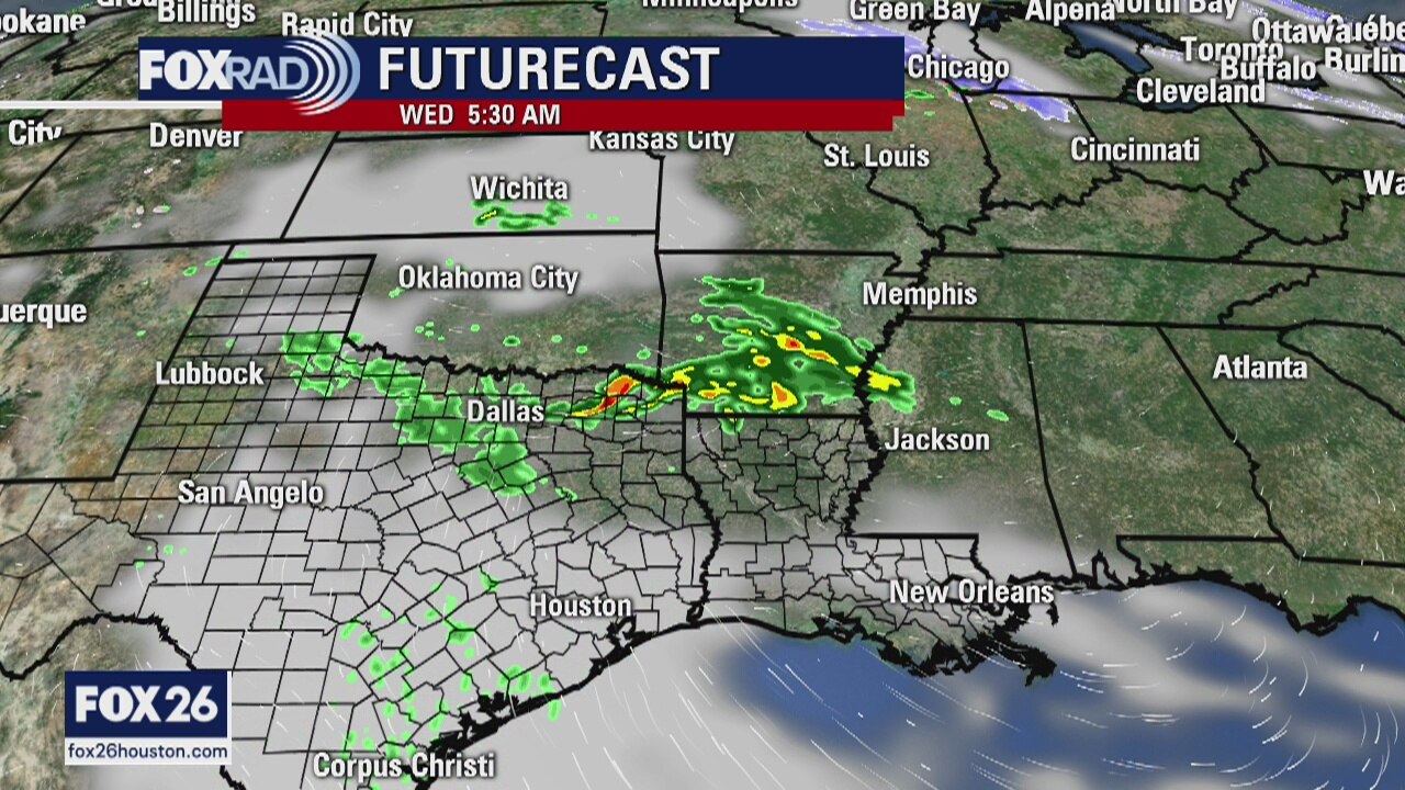 Monday evening weather forecast