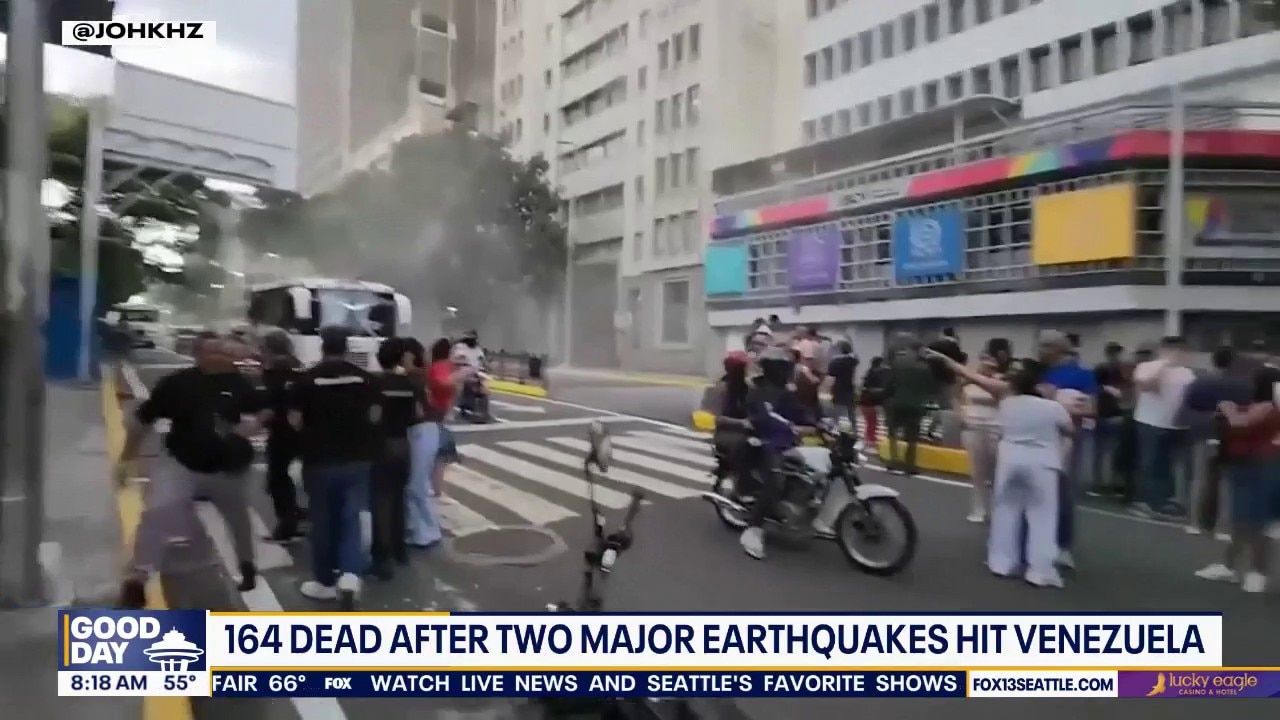 164 dead after two major earthquakes hit Venezuela 