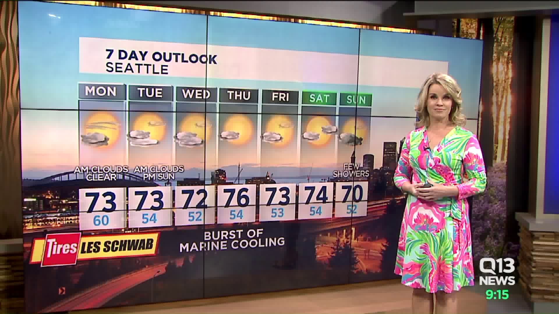 Weather forecast 6/25/17
