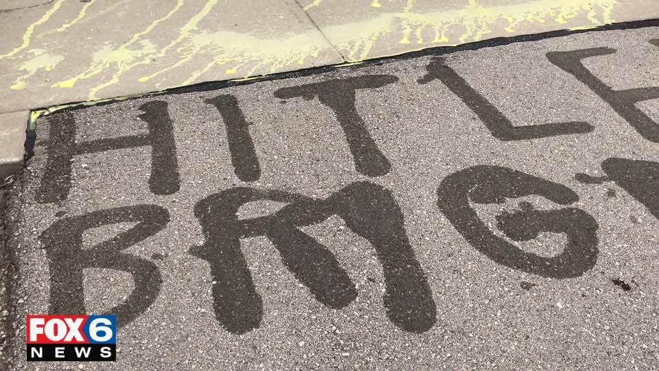 Vandalism on the trail