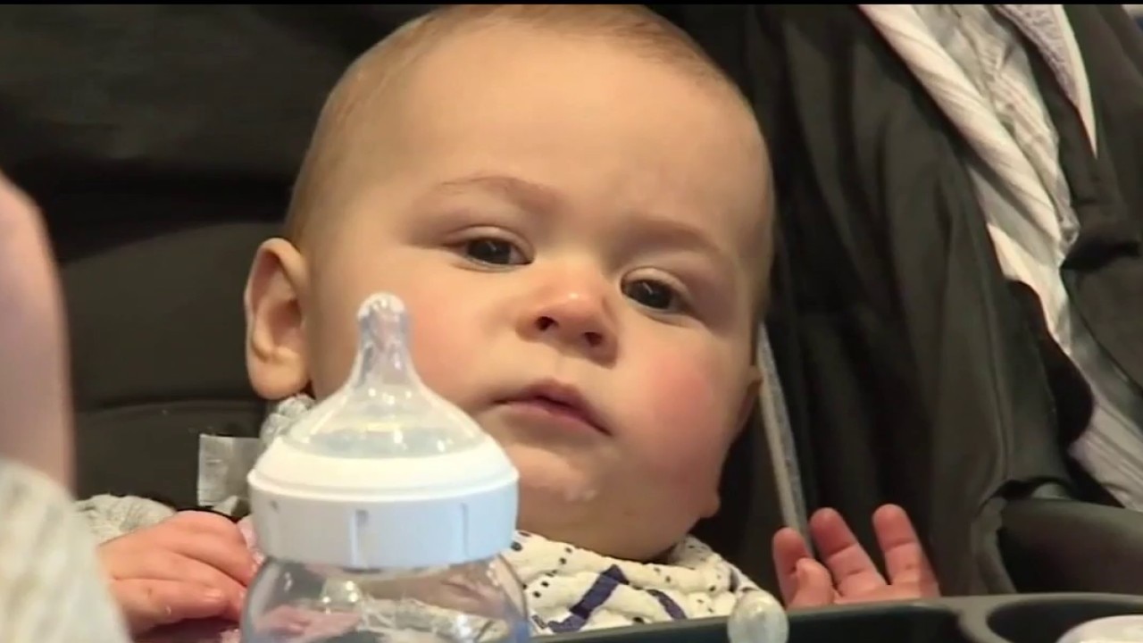 Family thanks hospital staff after boy's rare condition