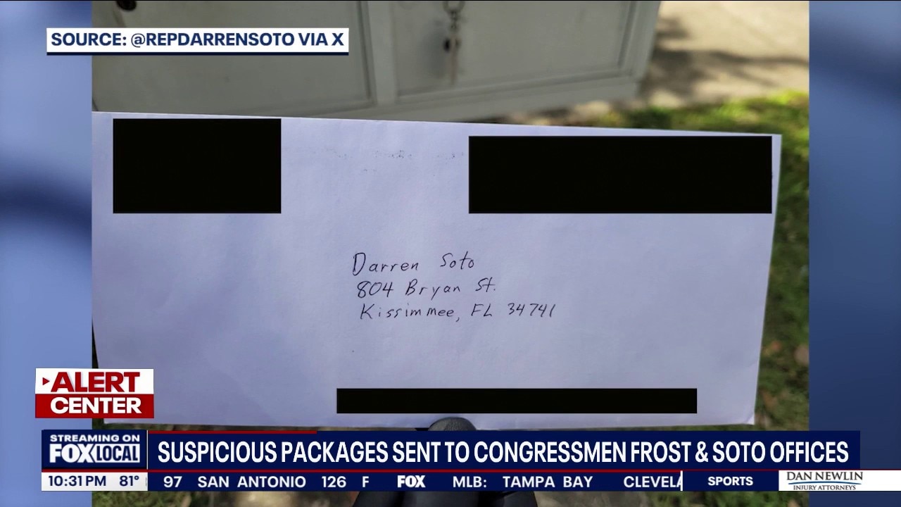 Suspicious packages sent to offices of 2 Central Florida congressmen