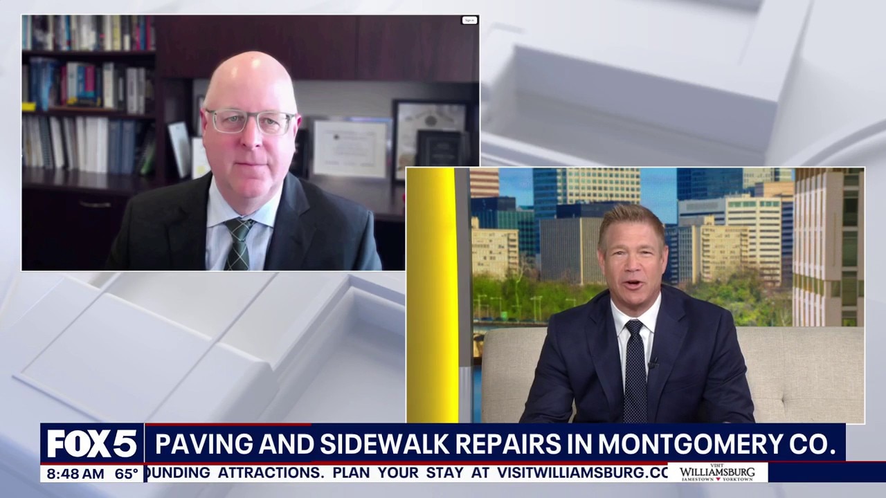 Paving and sidewalk repairs in Montgomery County