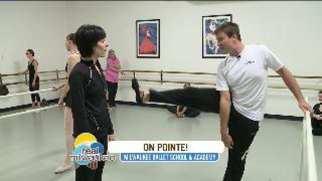 Chip learns how to do Pointe