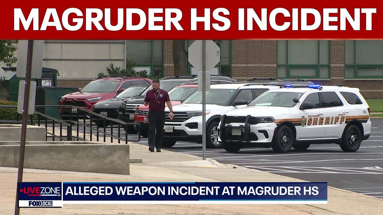 15-year-old student facing charges after alleged weapon incident at Magruder HS, police say