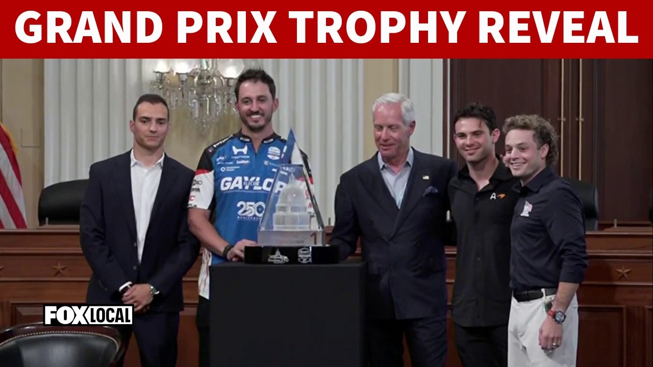 WATCH: Freedom 250 Grand Prix trophy revealed at media preview