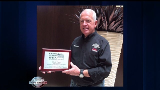 Retired detective Myrle Carner honored as Police Coordinator of the Year