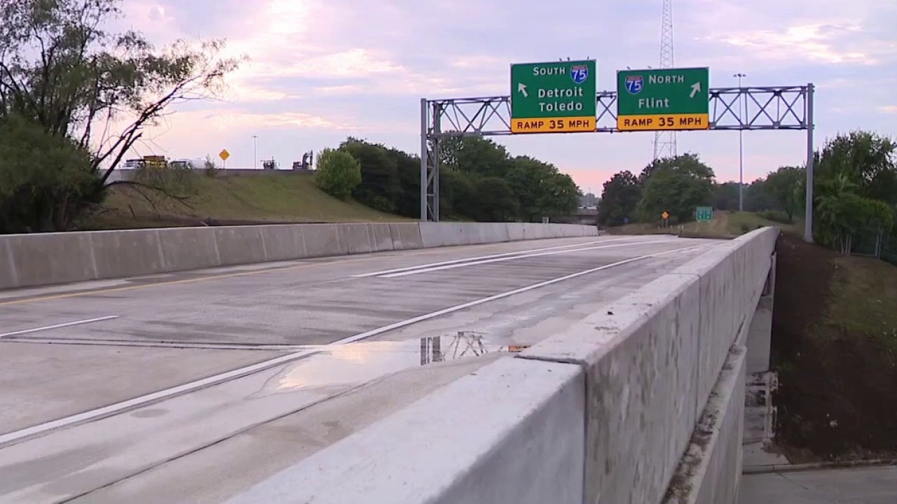 Westbound I-696 ramps reopen to I-75 Monday