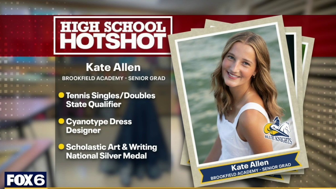 Brookfield Academy senior graduate excels in art, on tennis court
